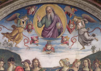 Der ewige Vater in Herrlichkeit mit Propheten und Sibyllen, aus der Sala dell